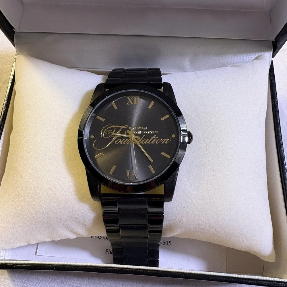 American Football Coaches Foundation 10th Anniversary Watch Black